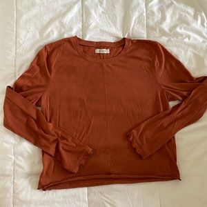 Long Sleeve Cropped Top